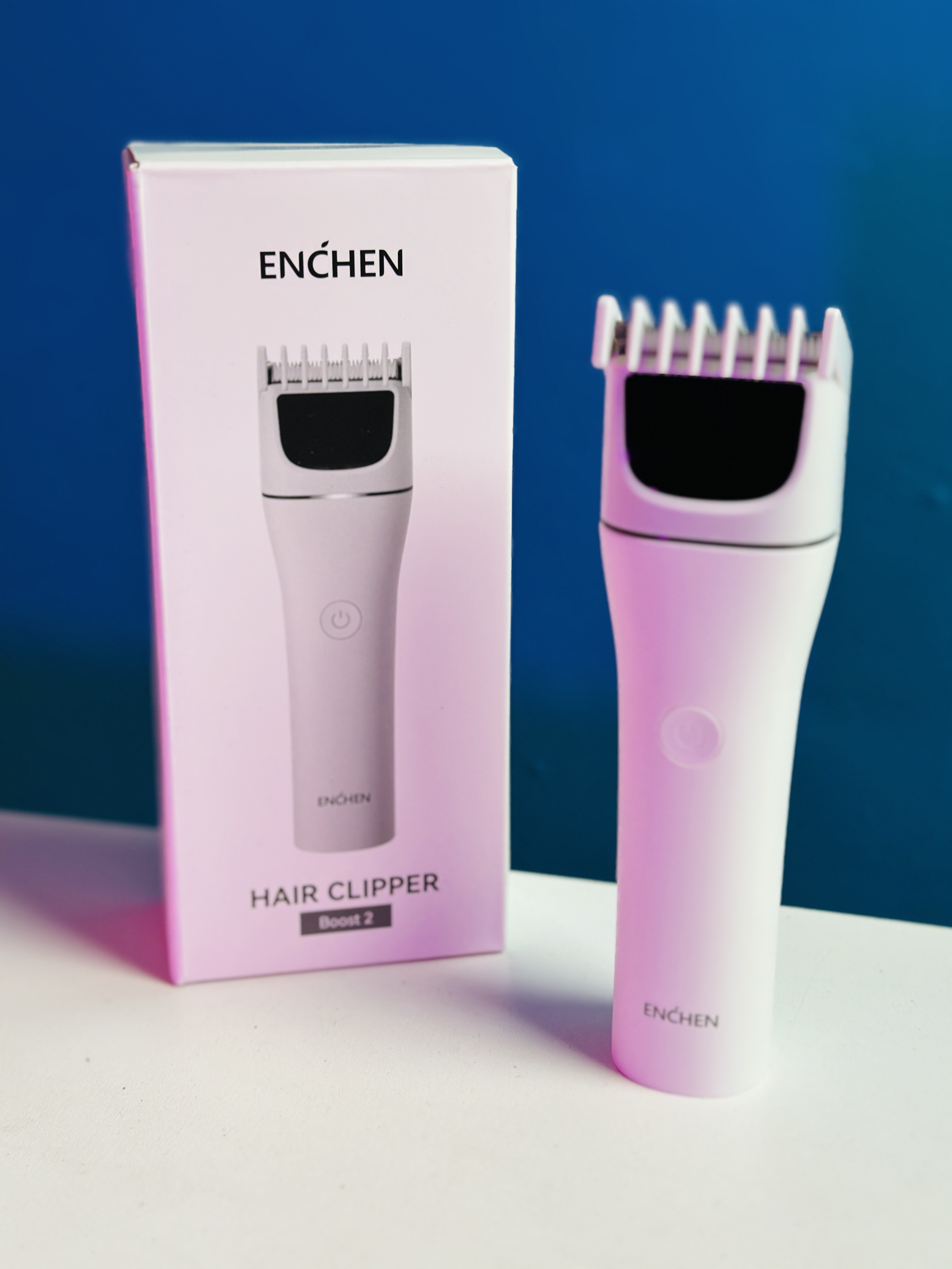 Enchen Boost 2 Hair Clipper – 2025 New Version (White)
