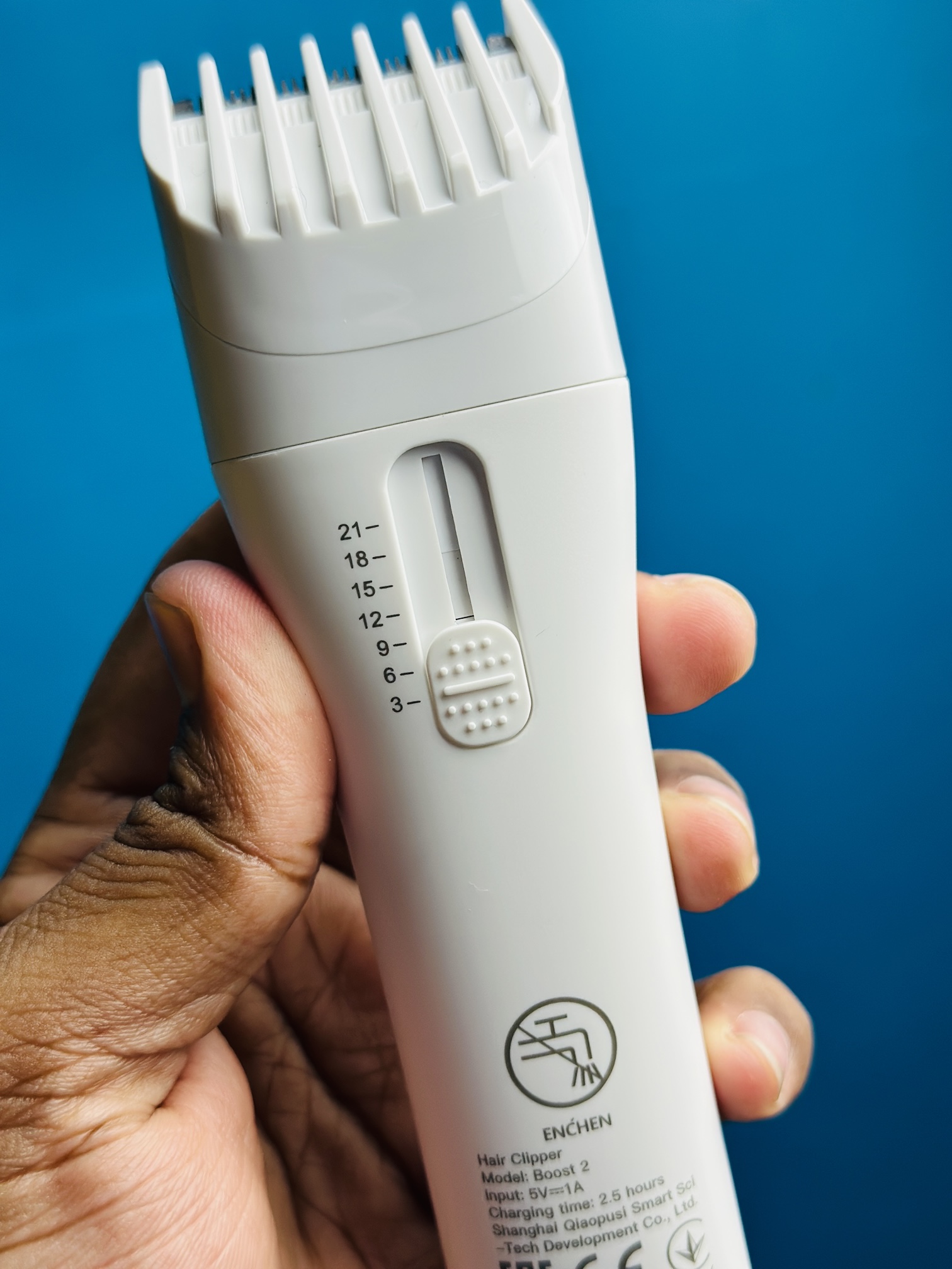 Enchen Boost 2 Hair Clipper – 2025 New Version (White)